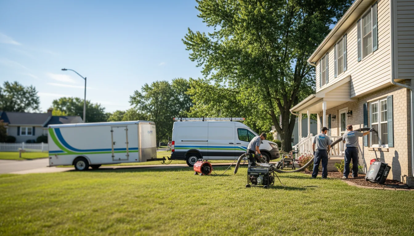 Flooded Basement Restoration And Cleanup With Repair in Chana, IL near me